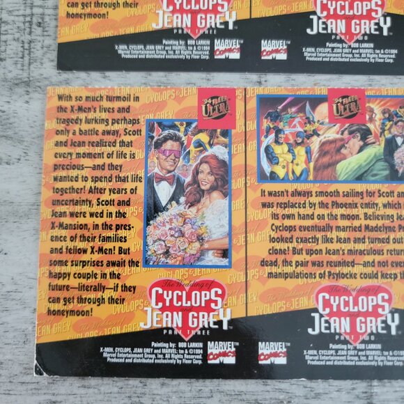 1994 Fleer Ultra X-Men Wedding of Cyclops and Jean Grey Trading Cards - Picture 6 of 15
